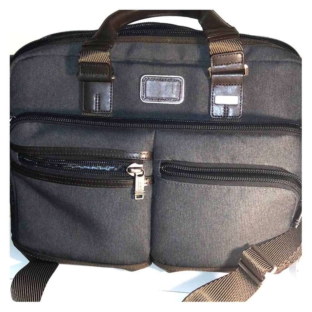 Tumi Alpha Bravo Andersen Slim Commuter Briefcase